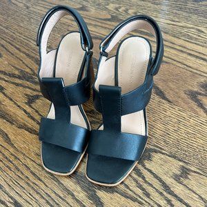 EVERYDAY BLACK BLOCK HEELS (size 5.5)